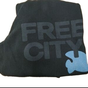FreeCity Black Logo Sweatpants - Size XS